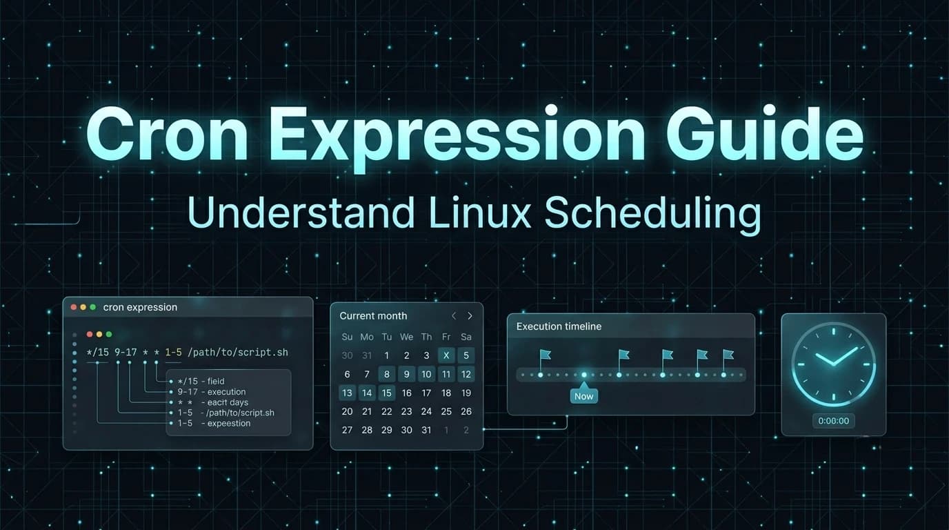 Cron scheduling visual guide cover